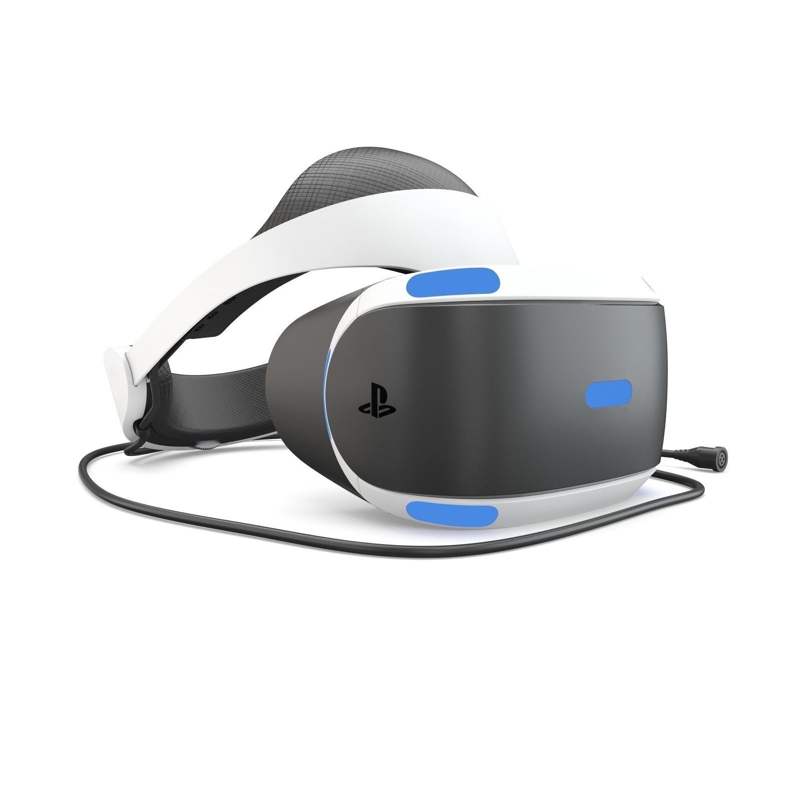 Sony Playstation VR 2016 Headset 3D model_6