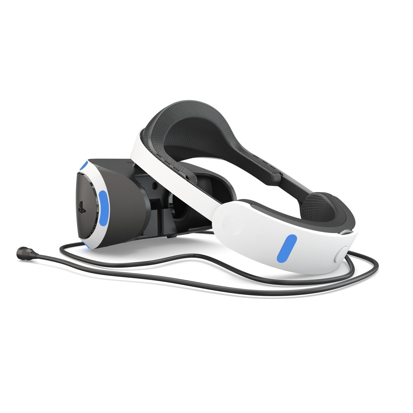Sony Playstation VR 2016 Headset 3D model_5