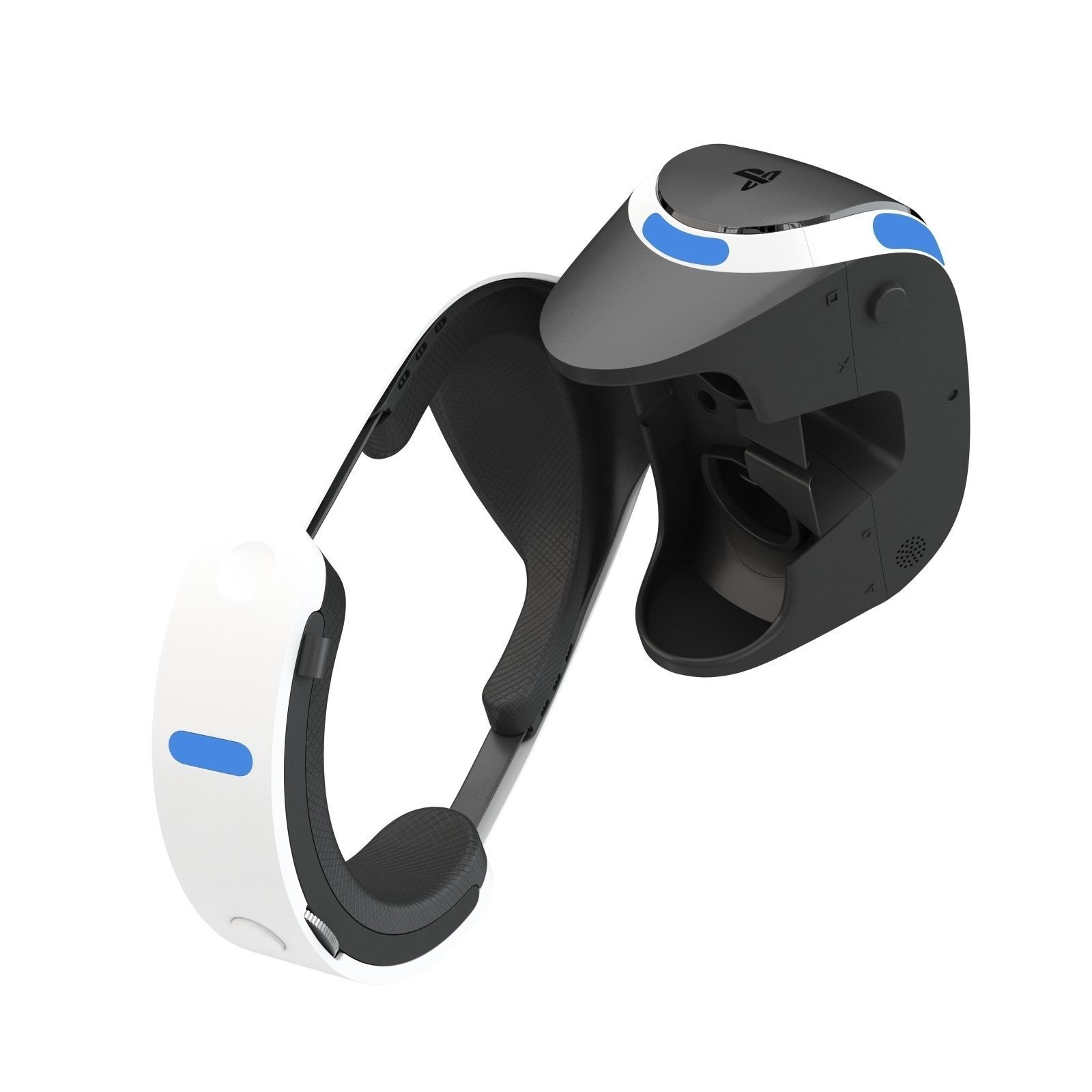 Sony Playstation VR 2016 Headset 3D model_9