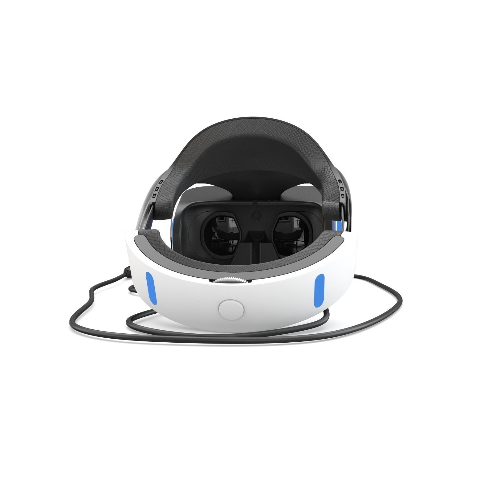 Sony Playstation VR 2016 Headset 3D model_3