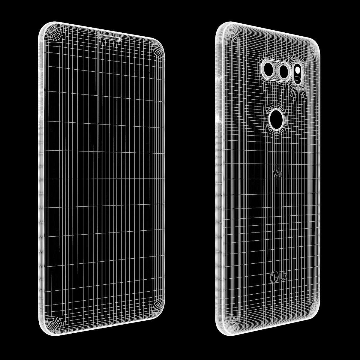 LG V30 3D model_4