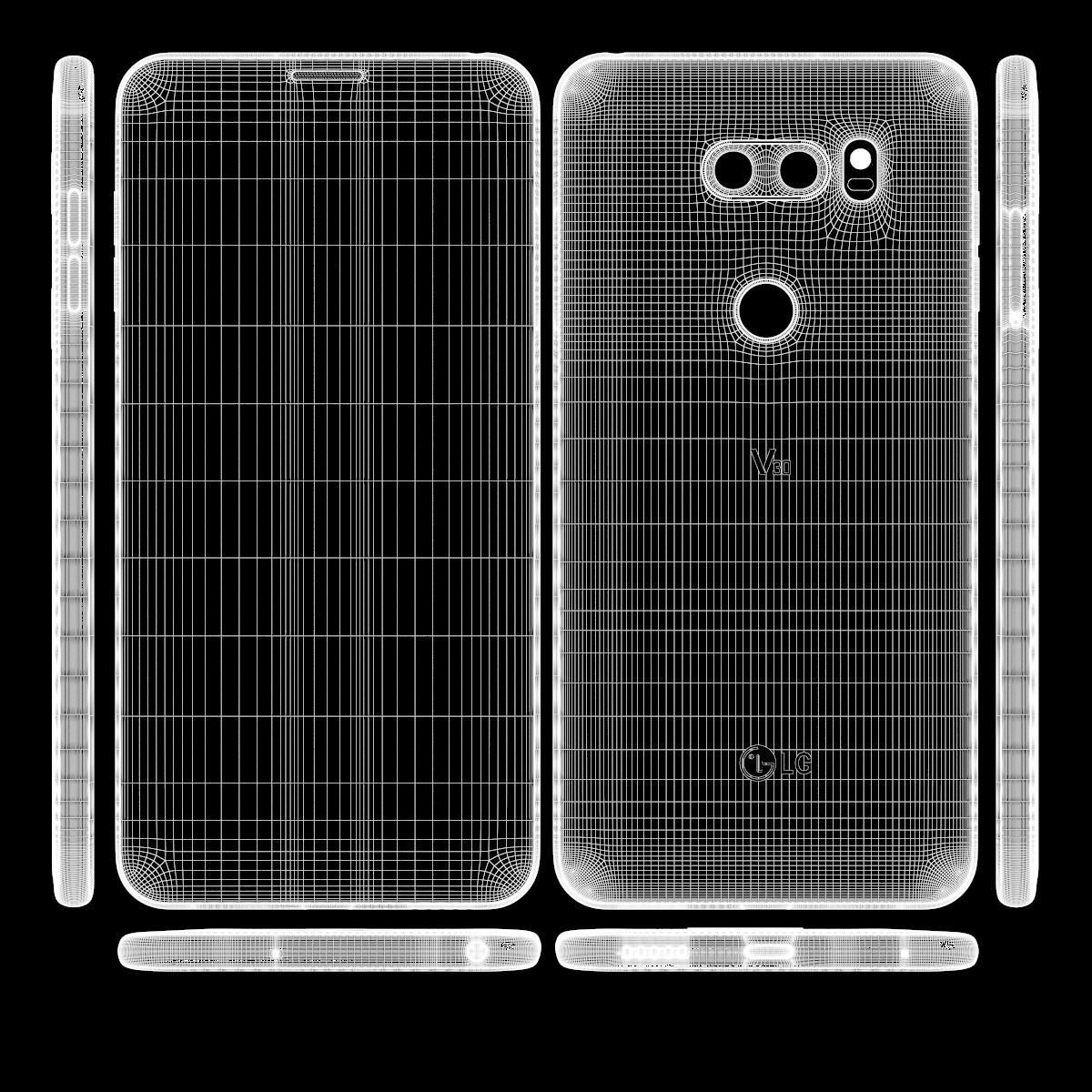 LG V30 3D model_3