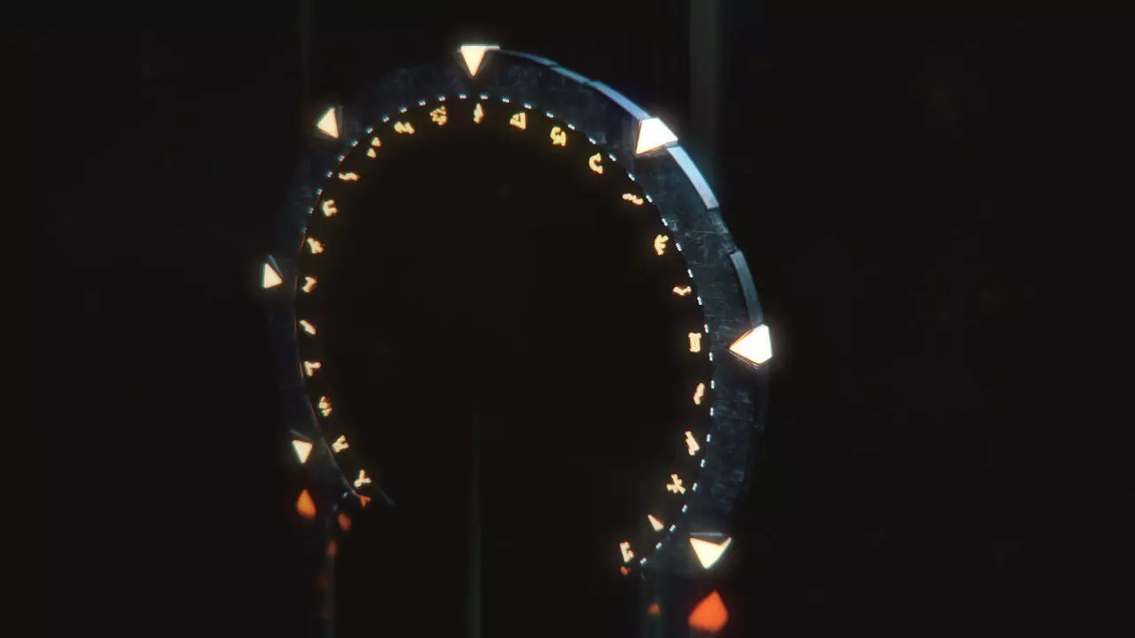 Stargate sci-fi ring of light 3D model_0