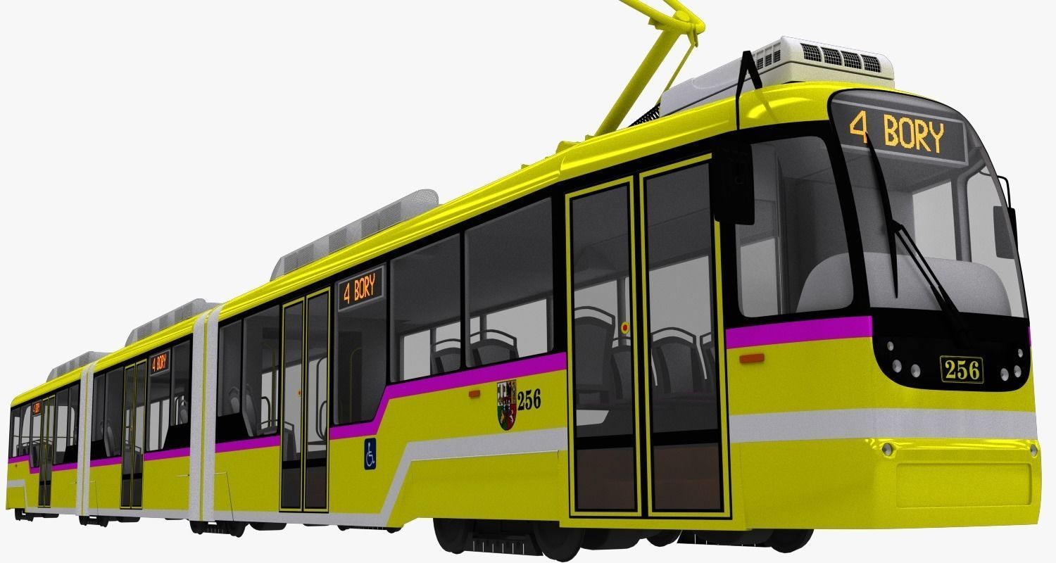 Tram VarioLF3 3D model_0