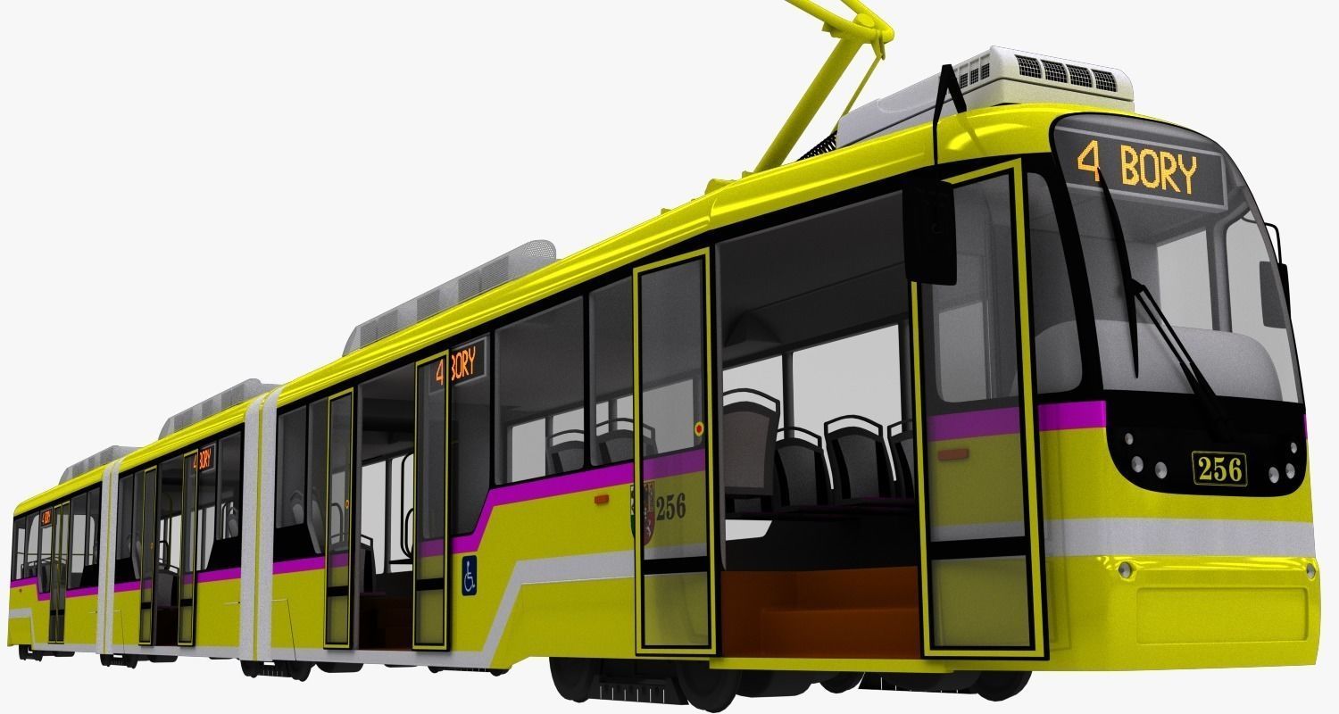 Tram VarioLF3 3D model_1