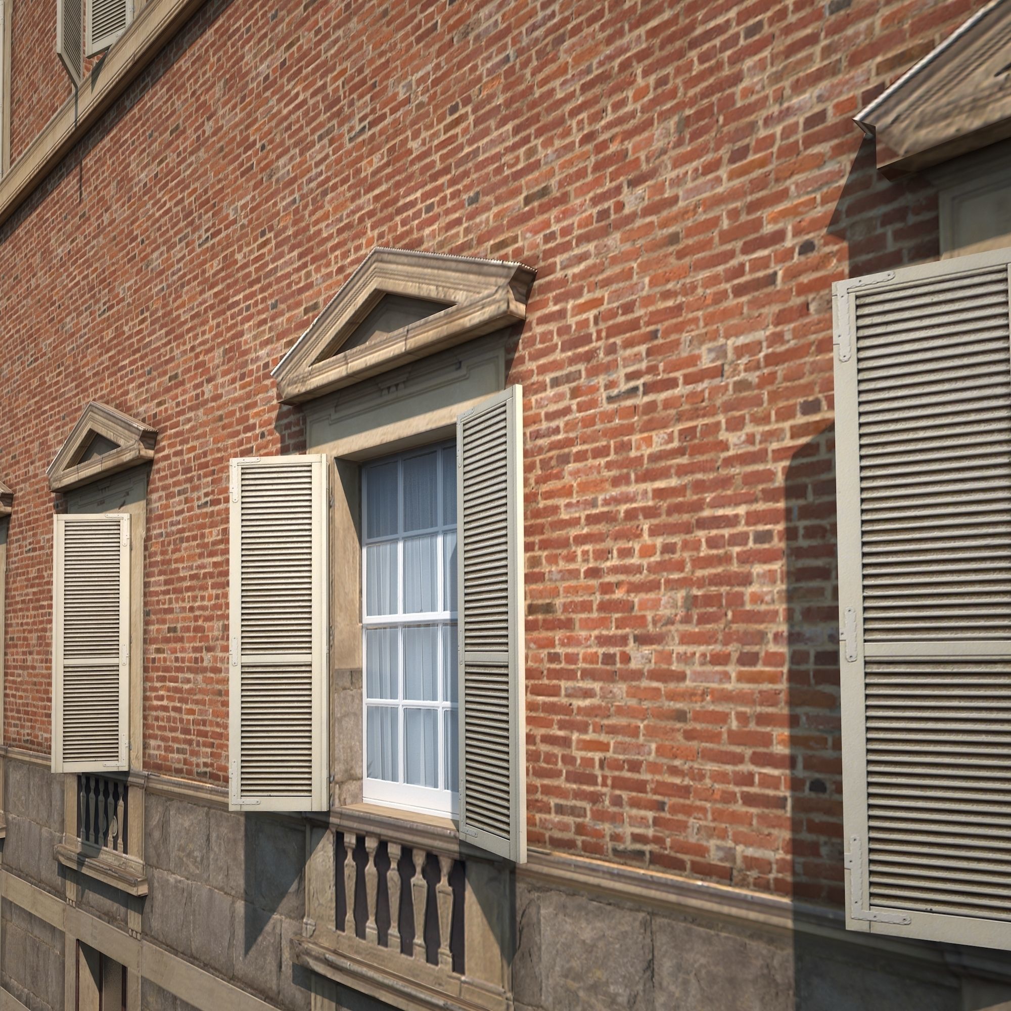 Apartment House 179 Low Poly Low-poly 3D model_8