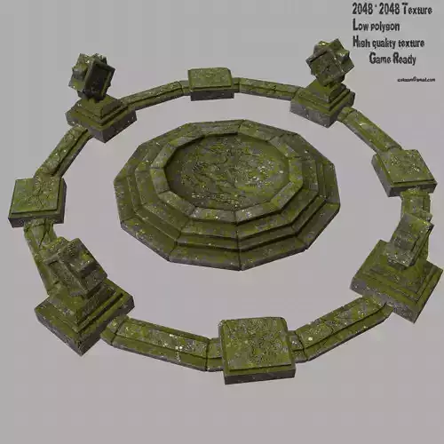 temple 3 stone circle with stones