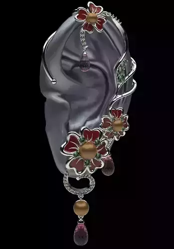 Earring 0103 3D print model