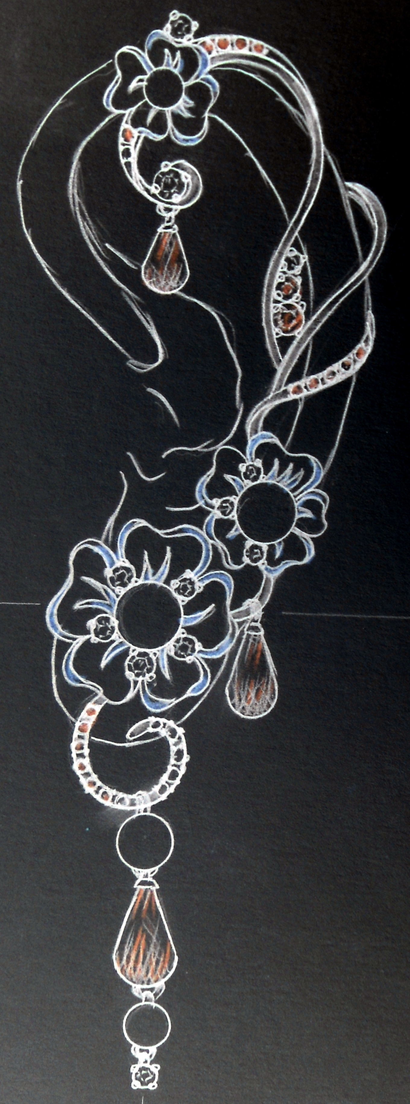 Earring 0103 3D print model_5