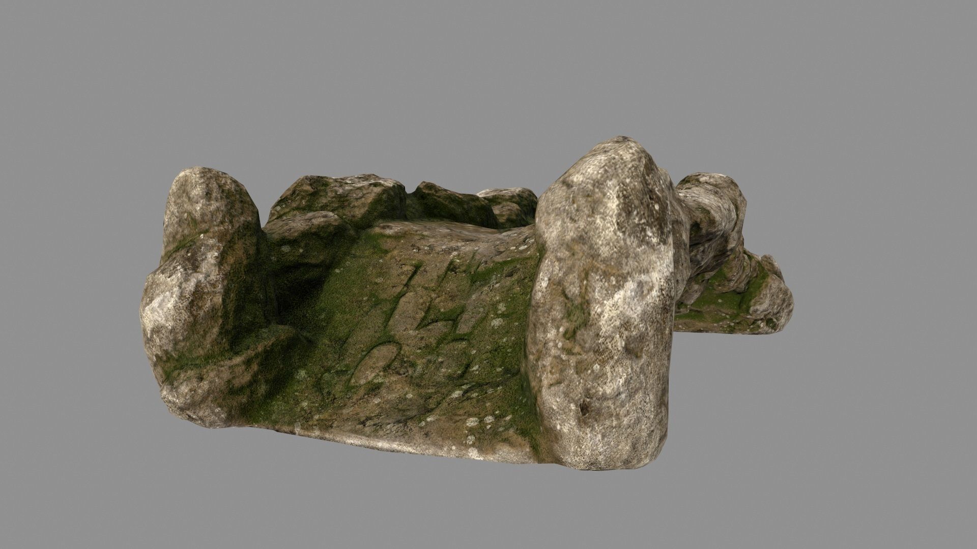 old bridge Low-poly 3D model_4