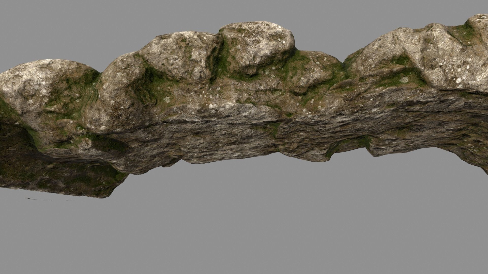 old bridge Low-poly 3D model_10