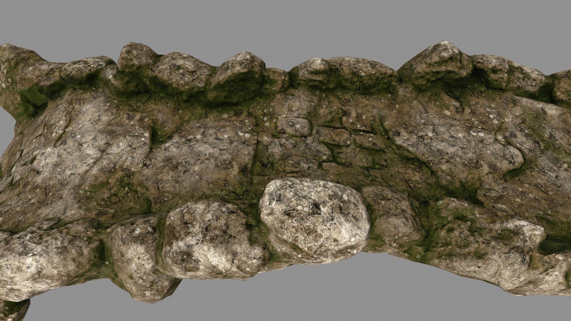 old bridge Low-poly 3D model_7