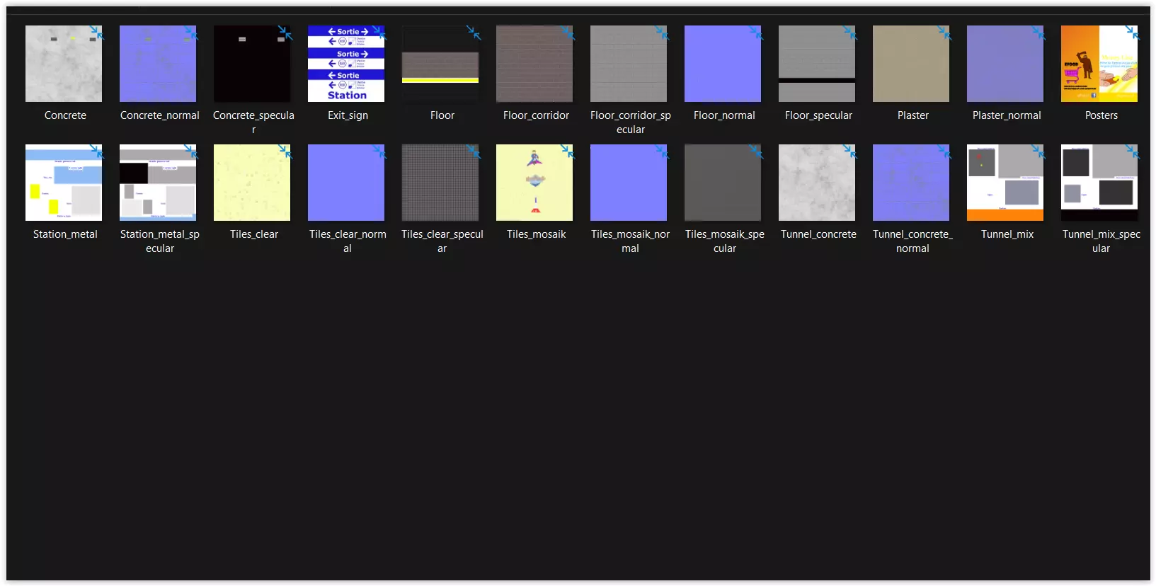 Metro station Paris 3D model_7