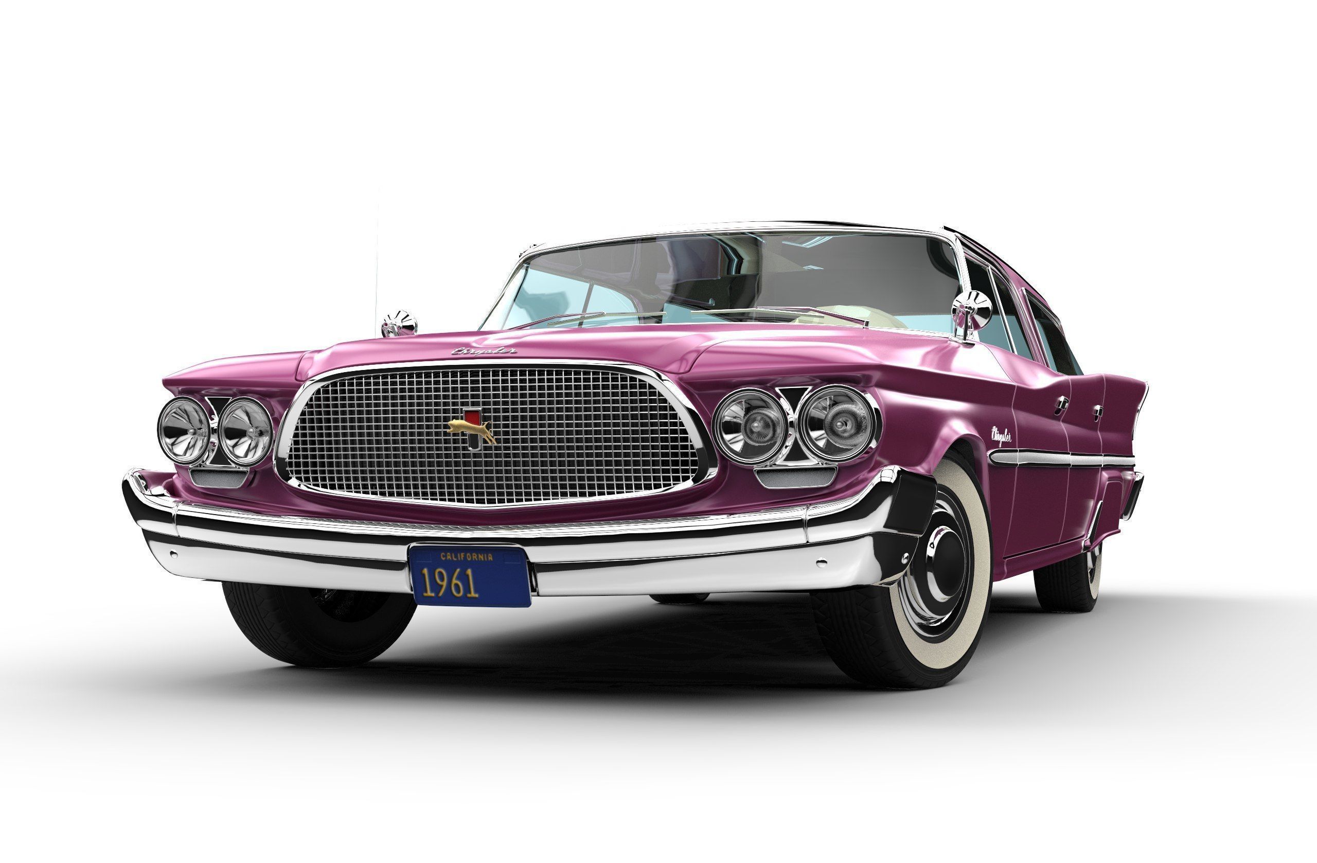 Chrysler Windsor Wagon 1960 3D model_3