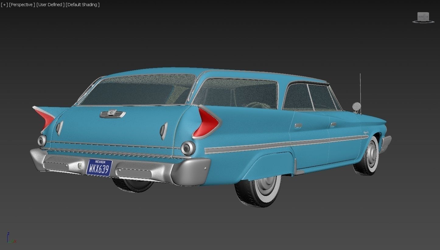 Chrysler Windsor Wagon 1960 3D model_13