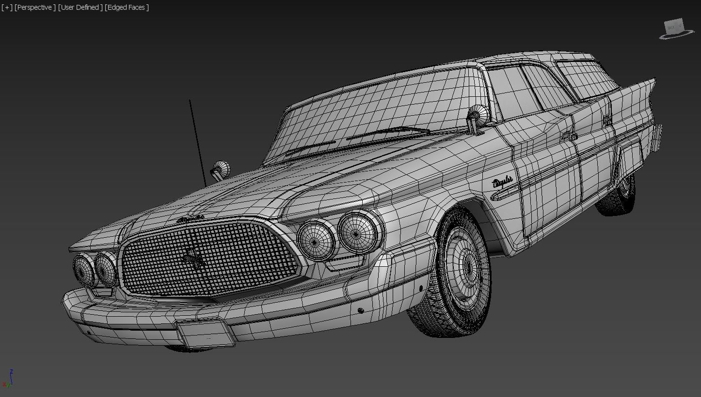 Chrysler Windsor Wagon 1960 3D model_15