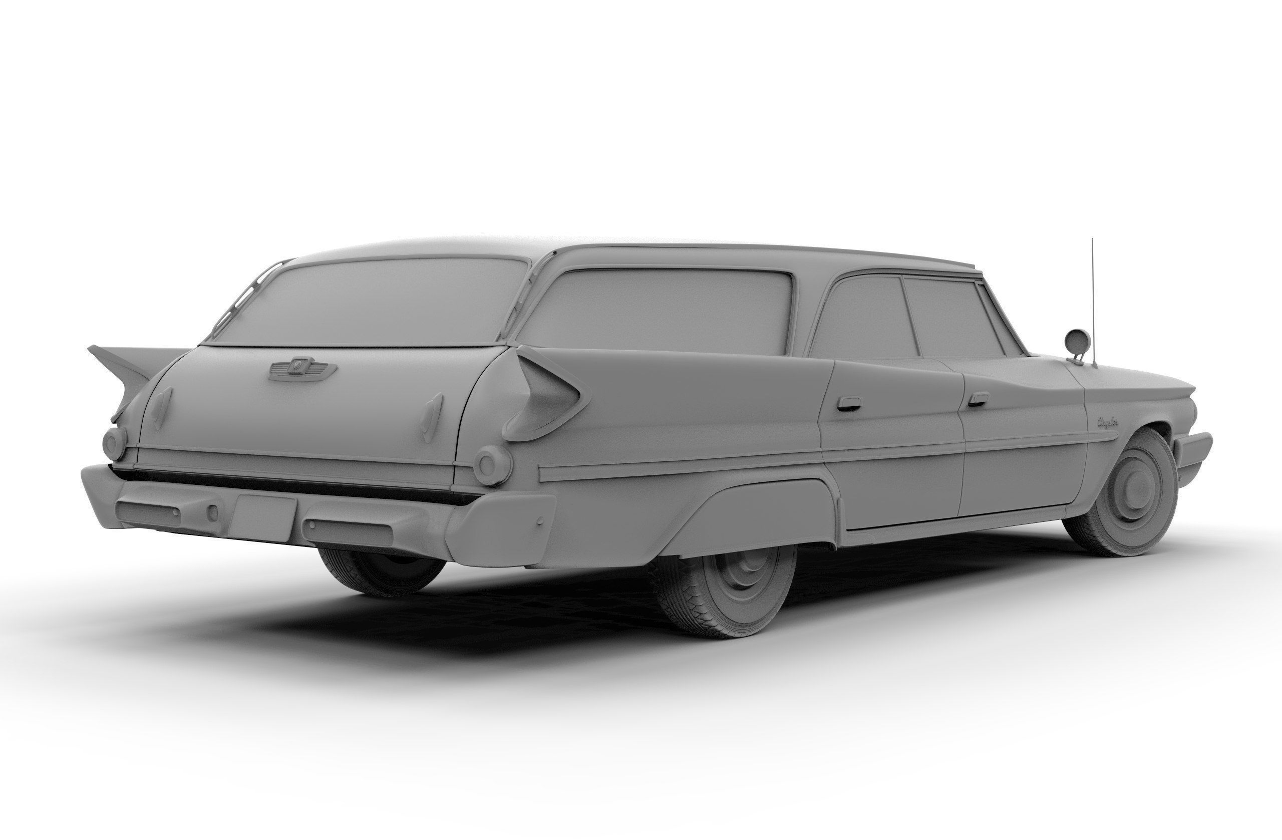 Chrysler Windsor Wagon 1960 3D model_9