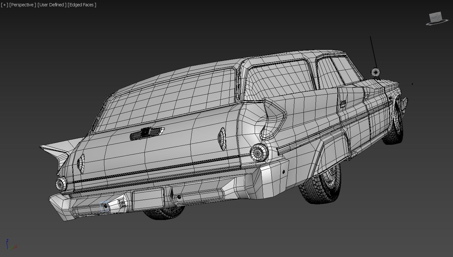 Chrysler Windsor Wagon 1960 3D model_14