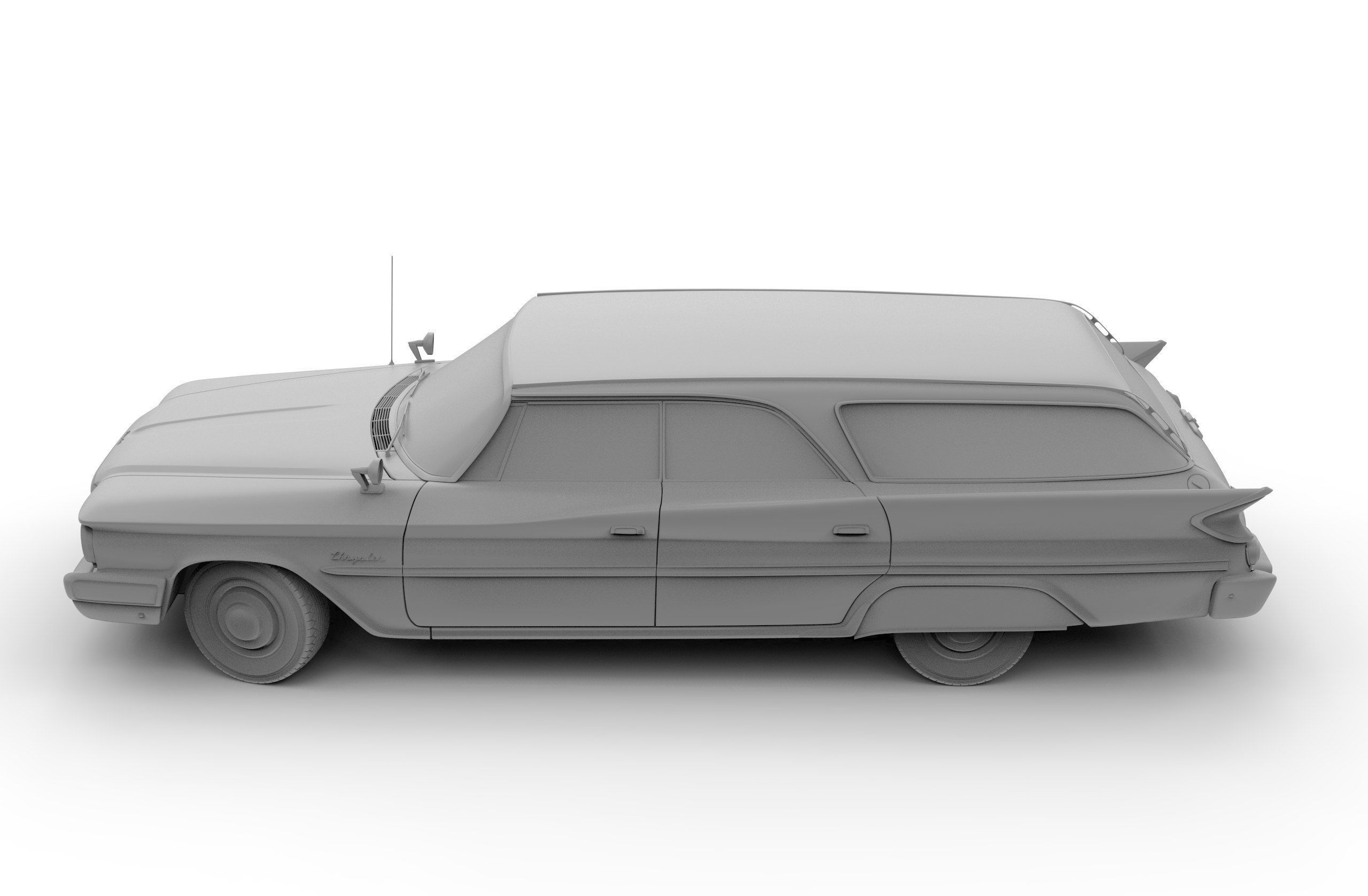 Chrysler Windsor Wagon 1960 3D model_7
