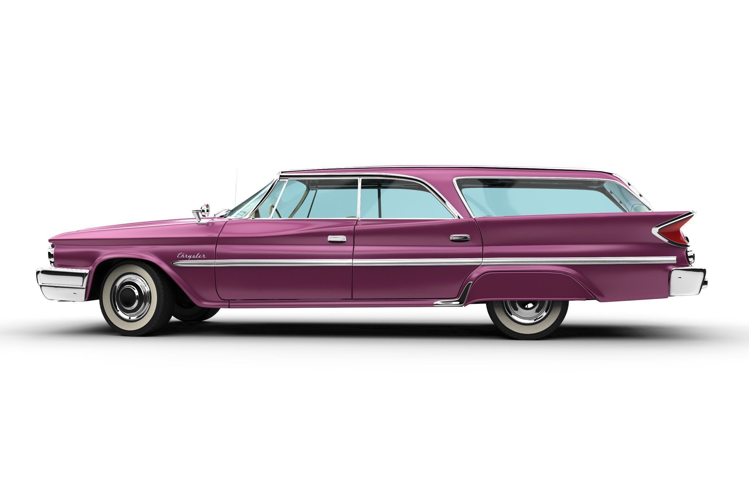 Chrysler Windsor Wagon 1960 3D model_4
