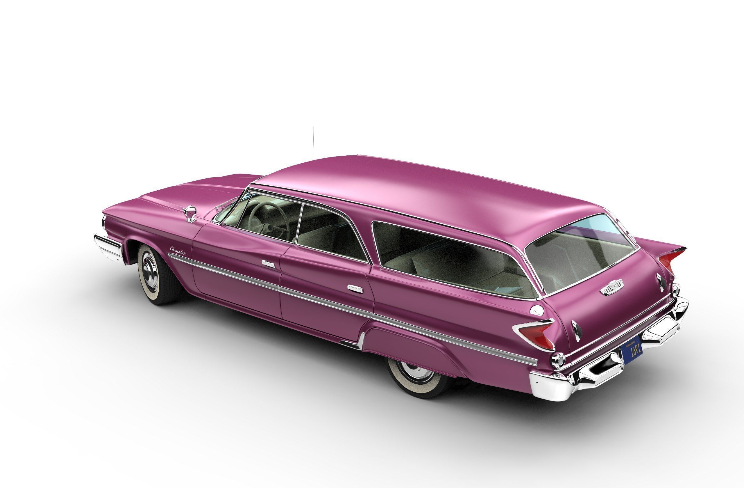 Chrysler Windsor Wagon 1960 3D model_6