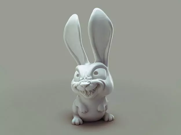 Bulk the mad rabbit 3D print model_0
