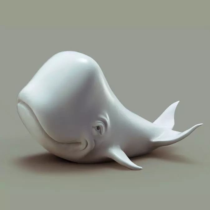 Happy Whale 3D print model_0