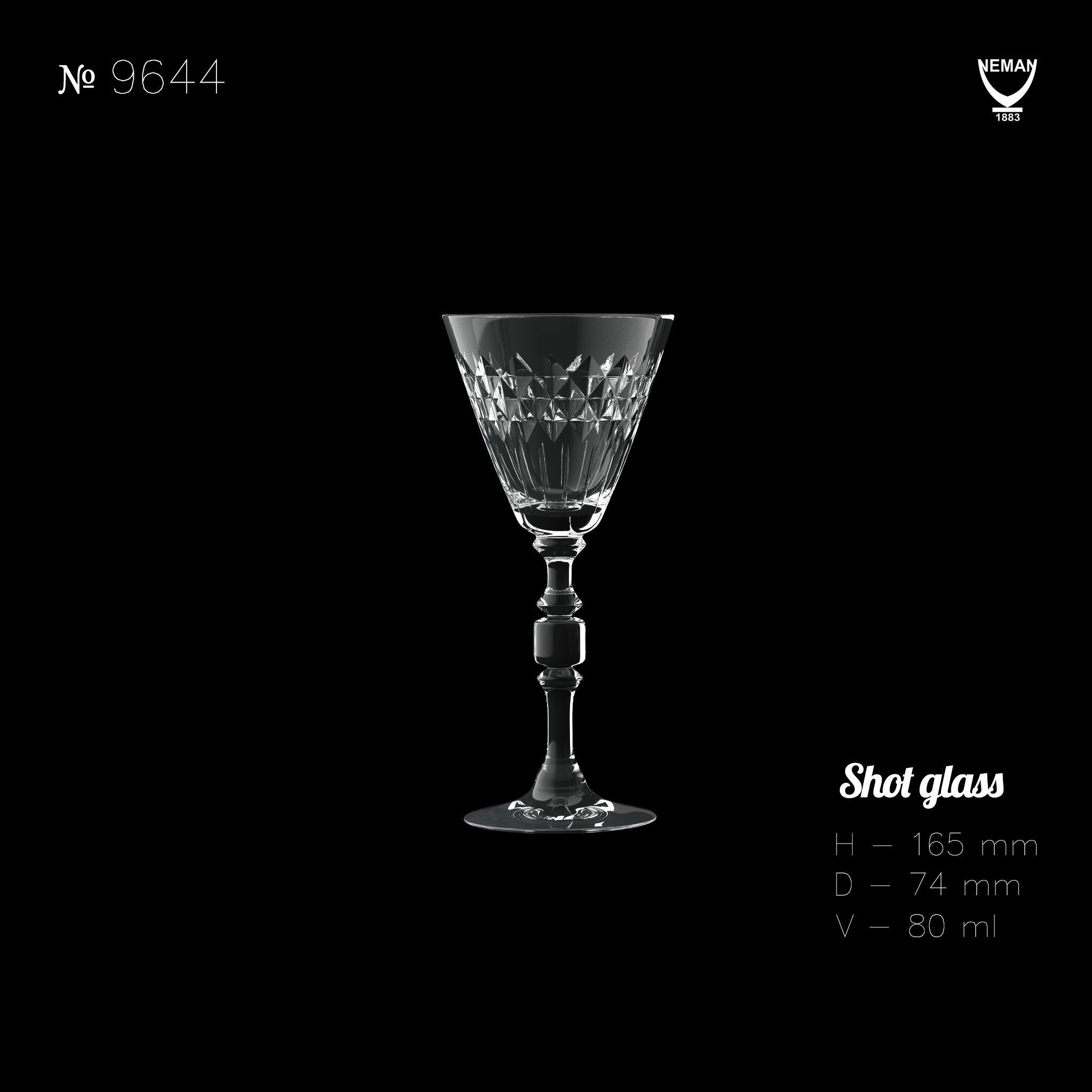 Set 6053 stk glass Low-poly 3D model_2