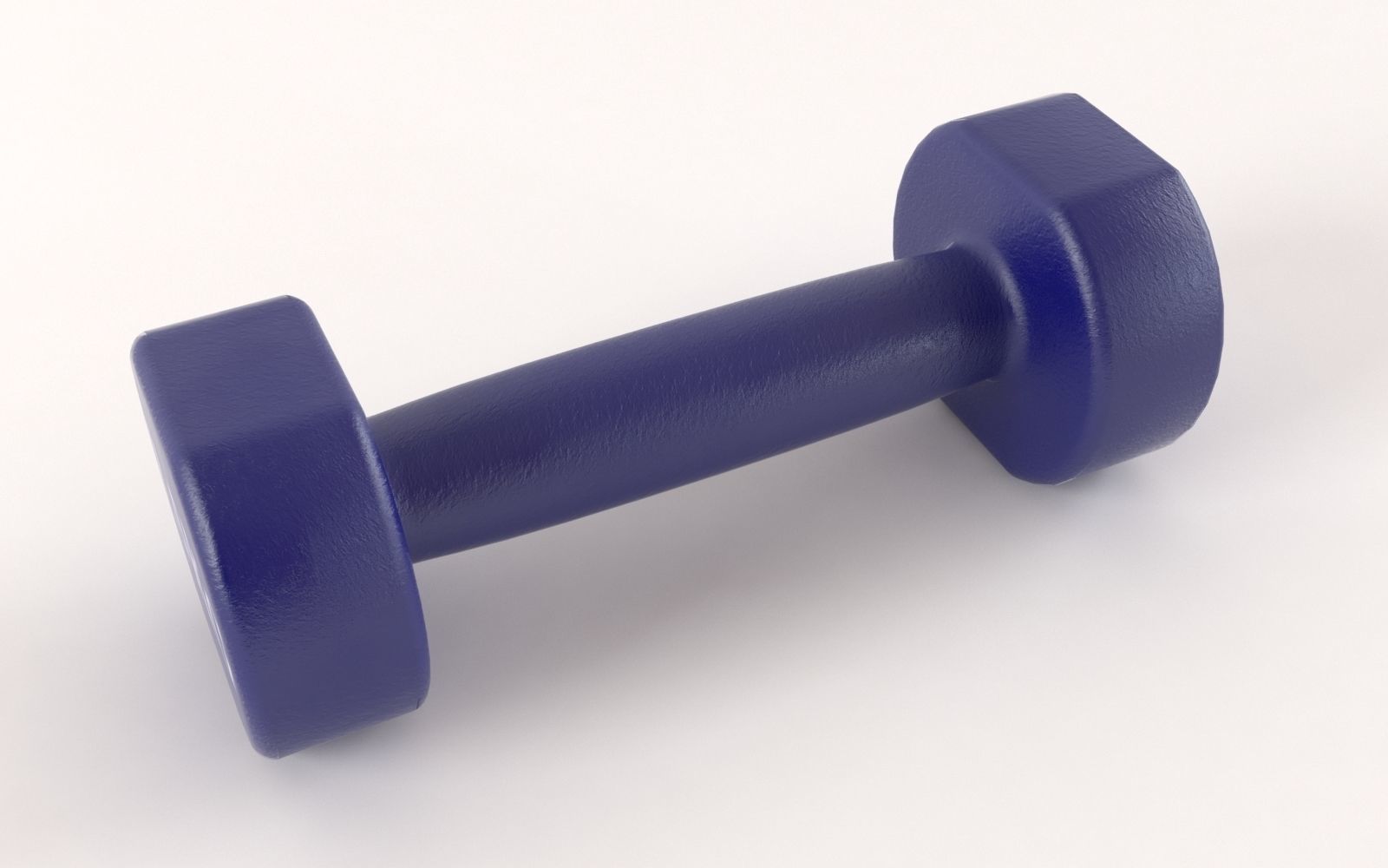 Metal 5kg Dumbell 3D model_2