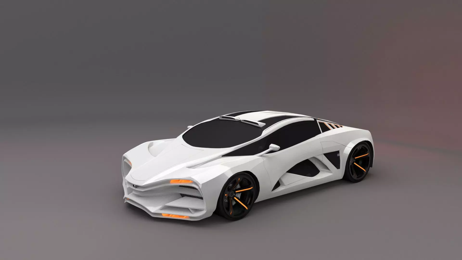 Lada Raven  Low-poly 3D model_0