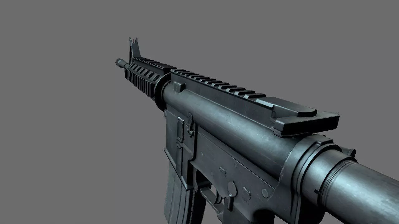 M4A1 Rifle Free low-poly 3D model