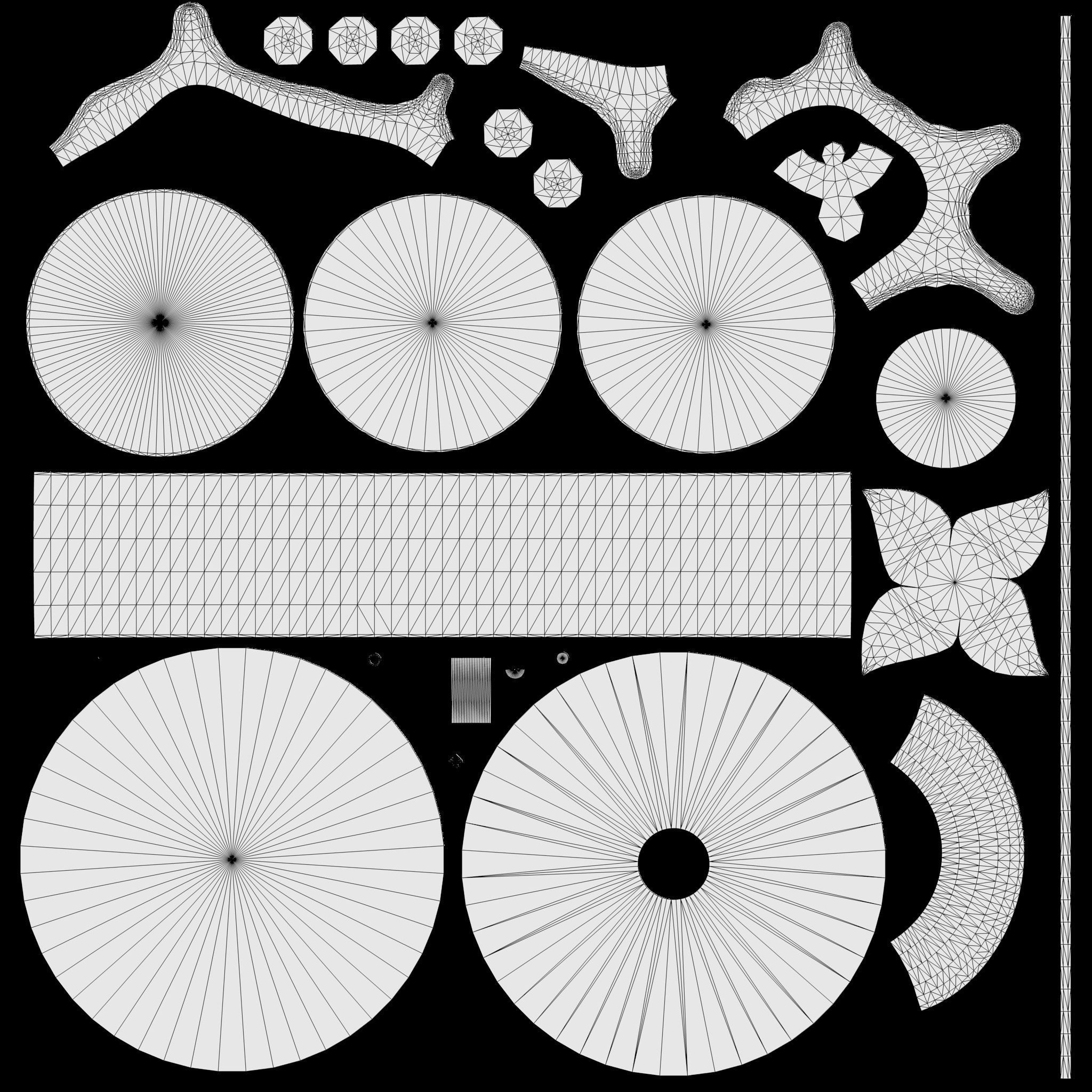 Birthday Cake game-ready asset Free low-poly 3D model_9