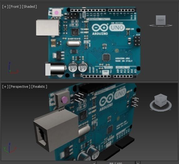 3D model Arduino uno VR / AR / low-poly | CGTrader