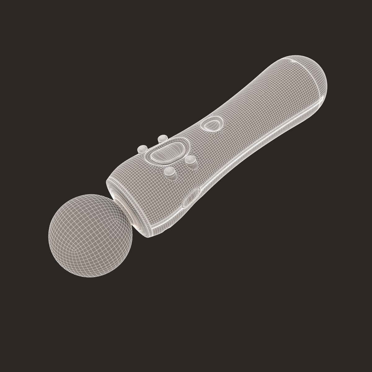 Sony Playstation Move 3D model_13
