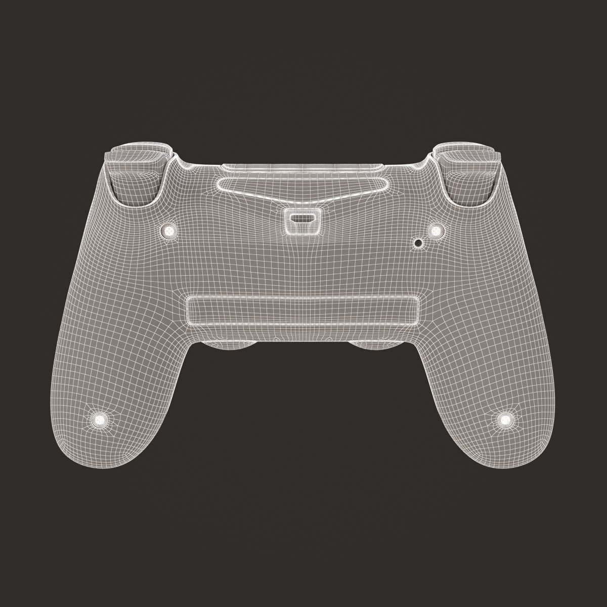 Sony PlayStation PS4 PRO Controller 3D model_12