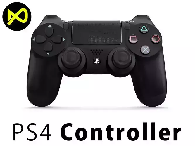 Sony PlayStation PS4 PRO Controller 3D model