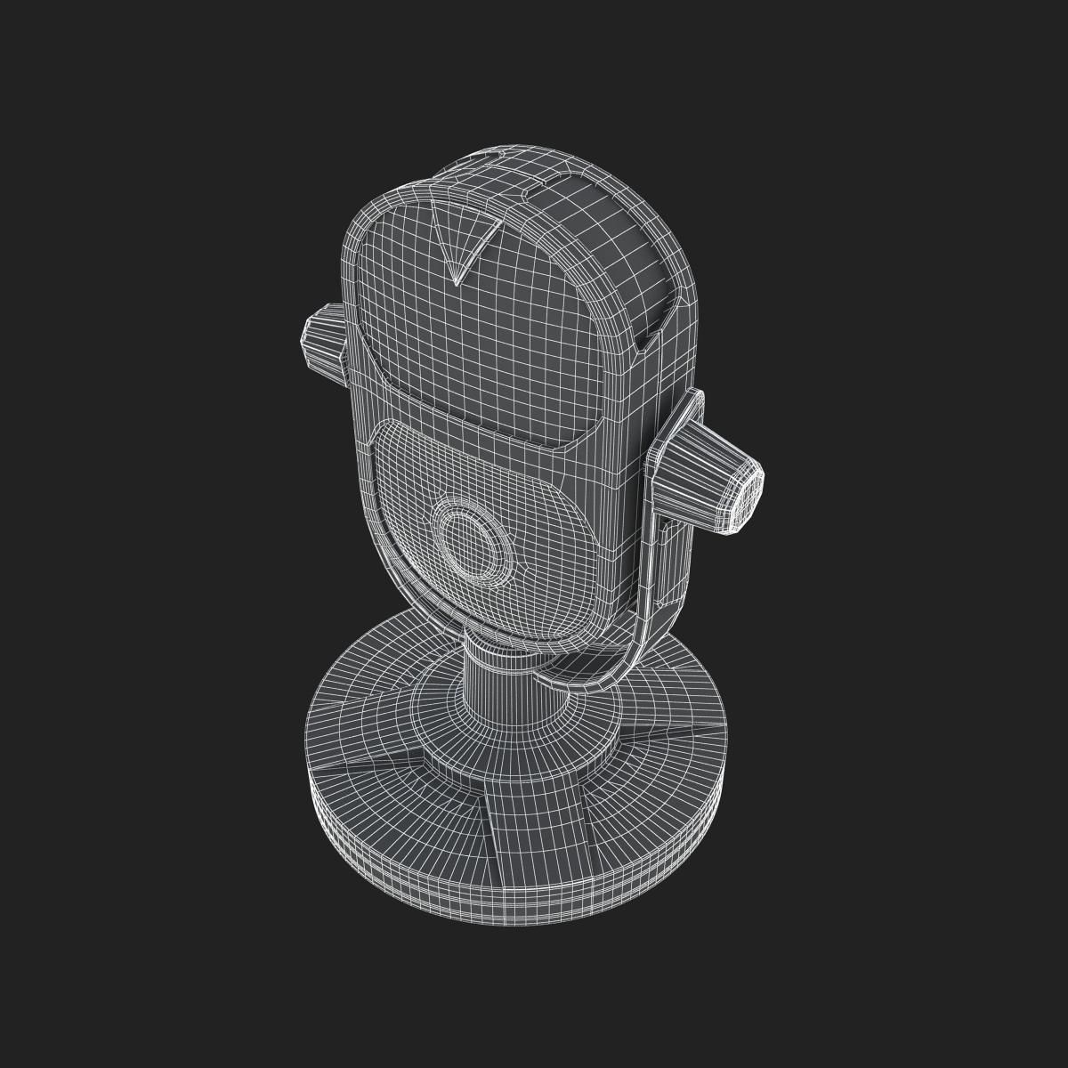 LiveStreaming MIC Realistic 3D model_22