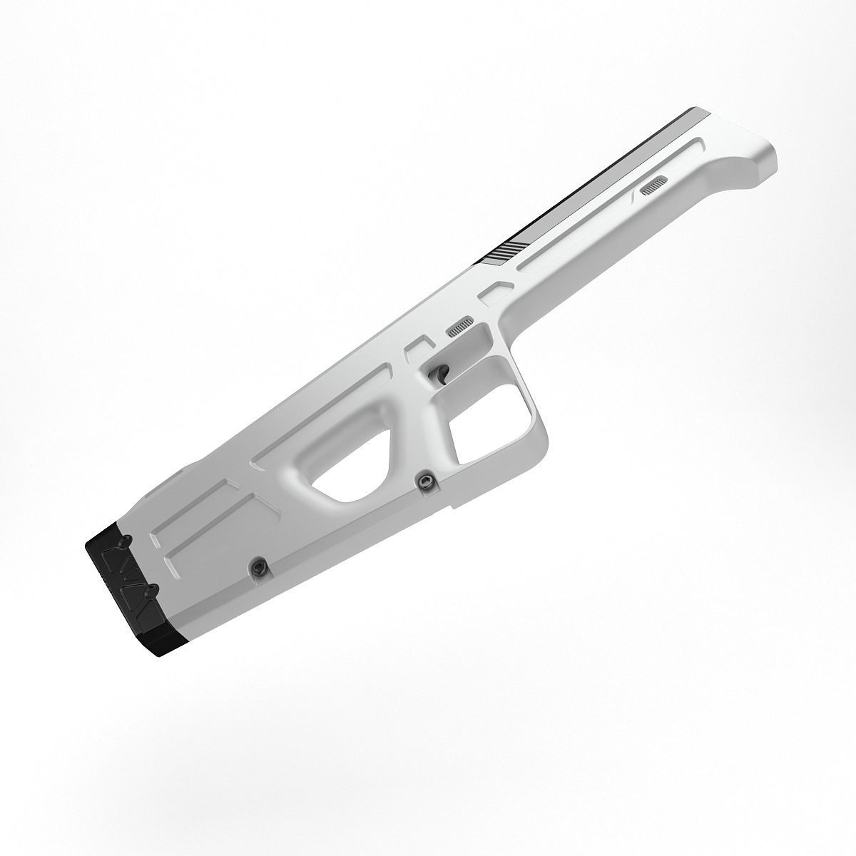 VR Gun Virtual Reality 3D model_9