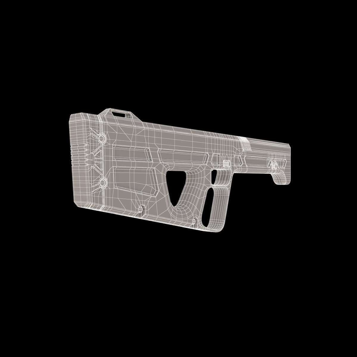 VR Gun Virtual Reality 3D model_17