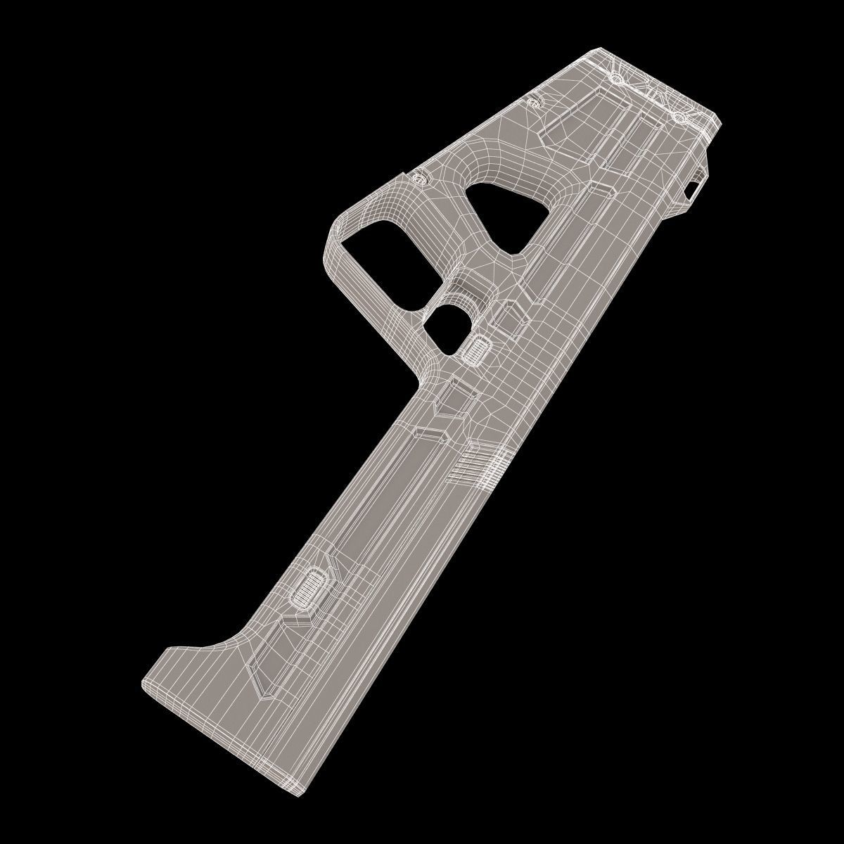 VR Gun Virtual Reality 3D model_21