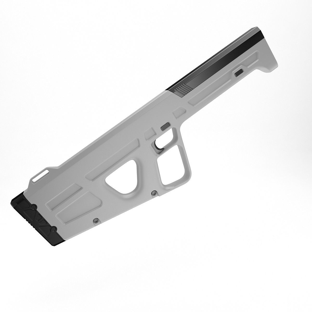 VR Gun Virtual Reality 3D model_8