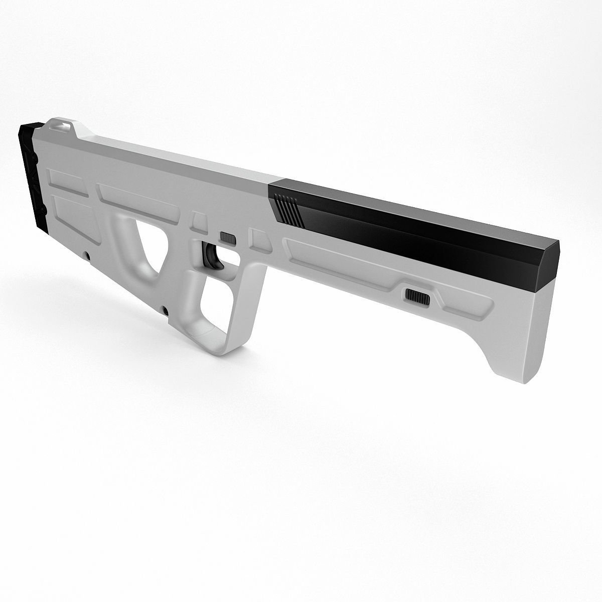 VR Gun Virtual Reality 3D model_13