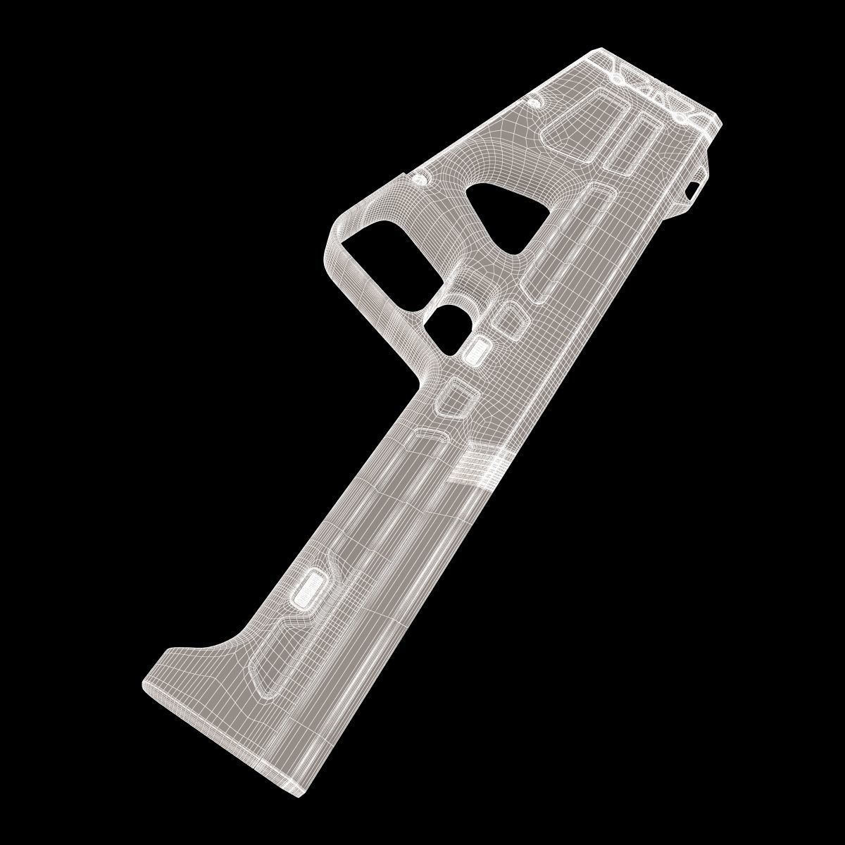 VR Gun Virtual Reality 3D model_22