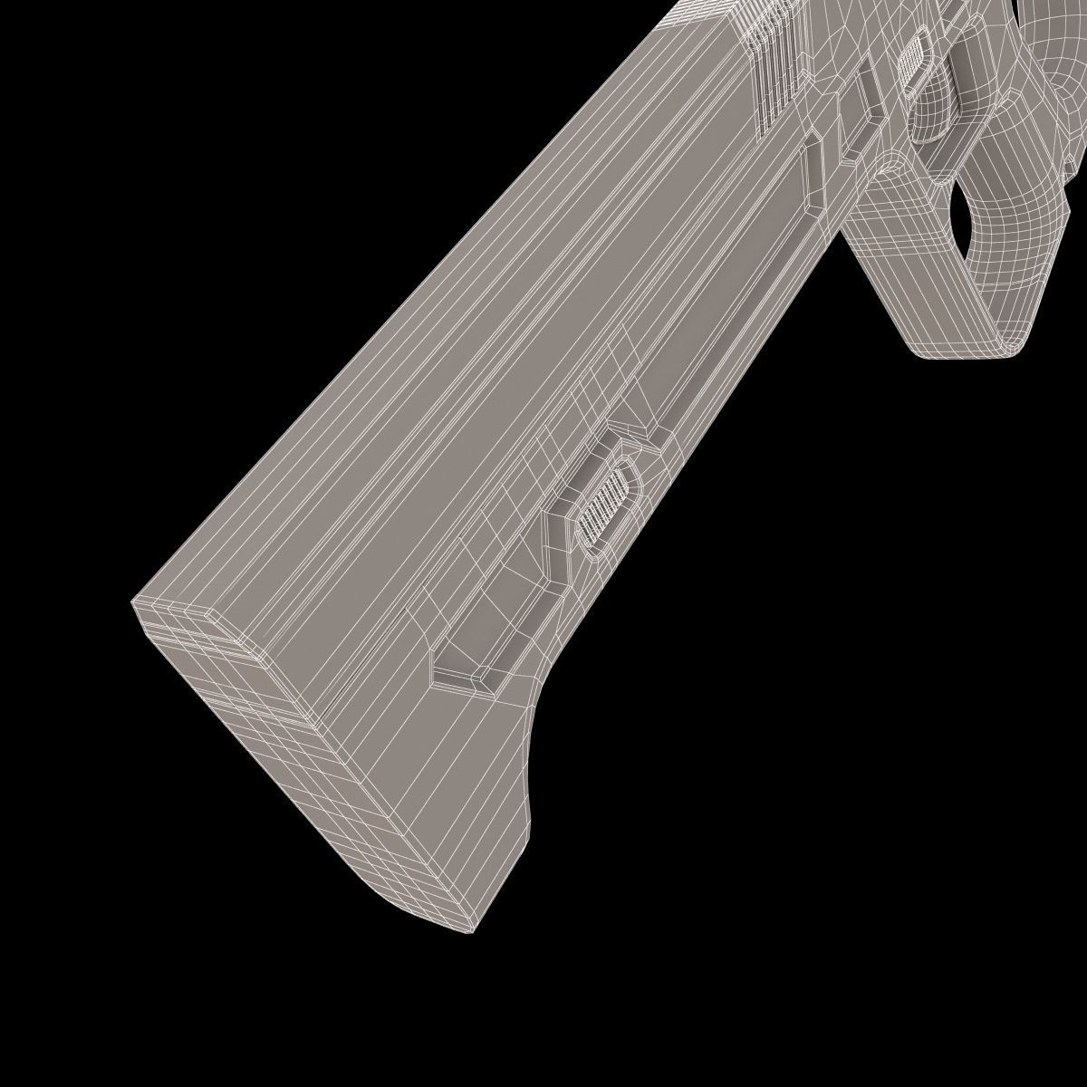 VR Gun Virtual Reality 3D model_23