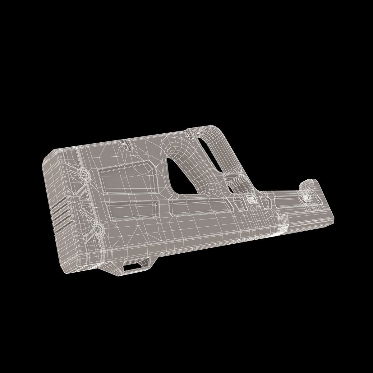 VR Gun Virtual Reality 3D model_20