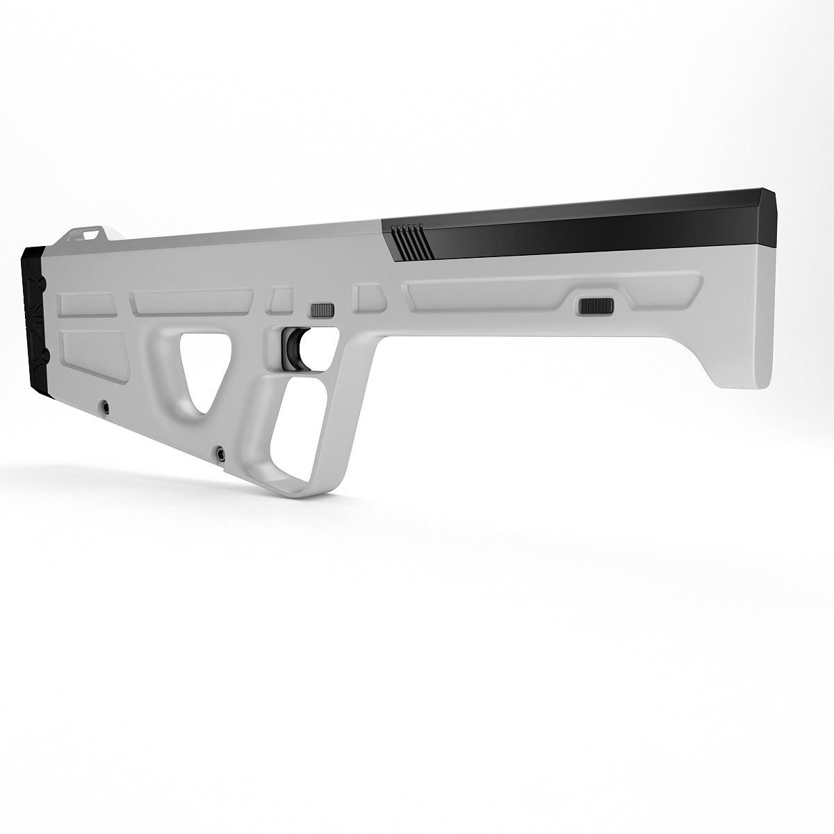VR Gun Virtual Reality 3D model_4
