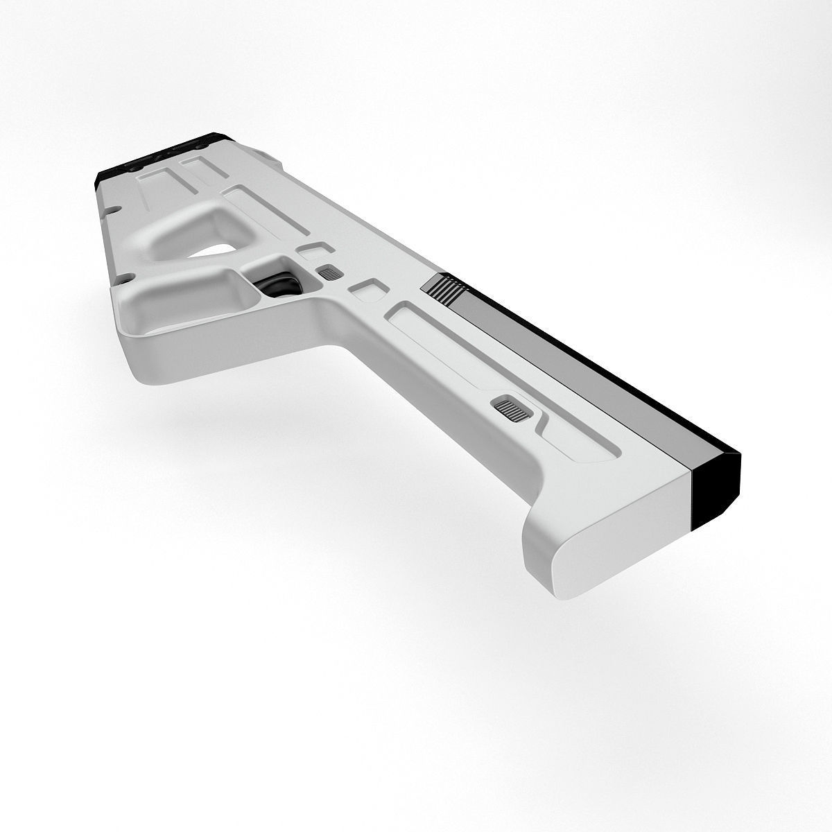 VR Gun Virtual Reality 3D model_6