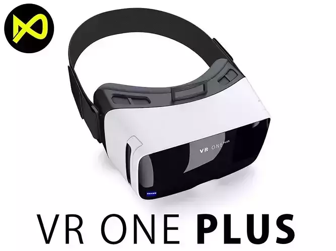 VR One Plus Headsets Virtual Reality 3D model