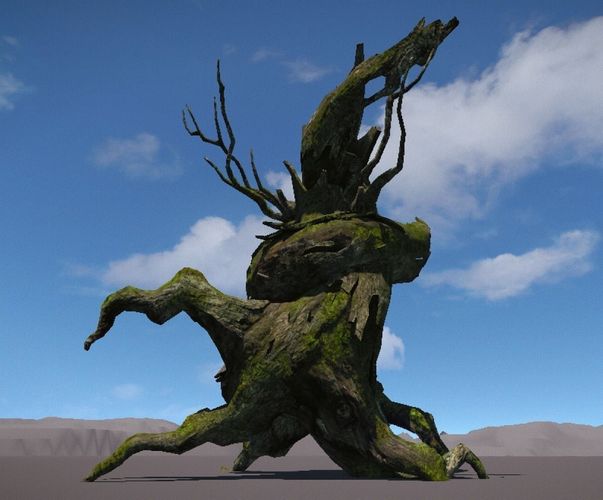 Ancient Tree V11 Low-poly 3D model