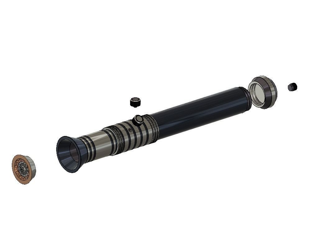 Visas Marr Saber Hilt 3D print model_2